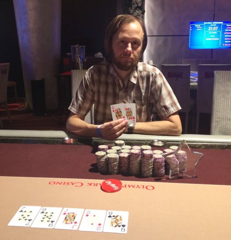 Märtsi OlyBet Poker Series Tallinn turniiri võitis Arvo-Mart Elvisto (3 296€)