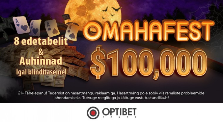 Oktoobri Omaha: GG võrgustik jagab ära üle 100 tuhande dollari ekstrat! 
