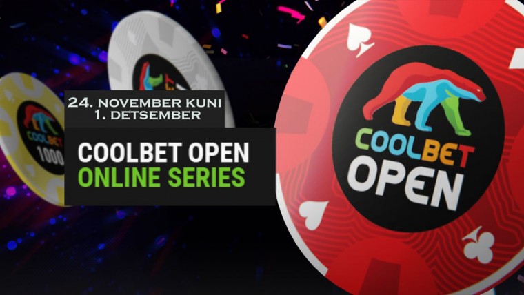 Algas Coolbet Open online-seeria: 17 turniiri, head lisaauhinnad!