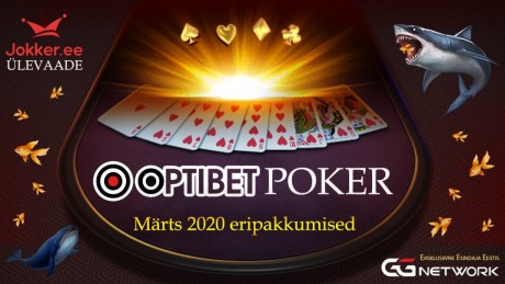 Optibeti pokkeritoa eripakkumised 2020. aasta märtsis