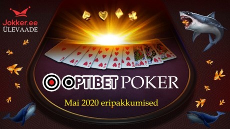 Optibeti pokkeritoa eripakkumised 2020. aasta mais