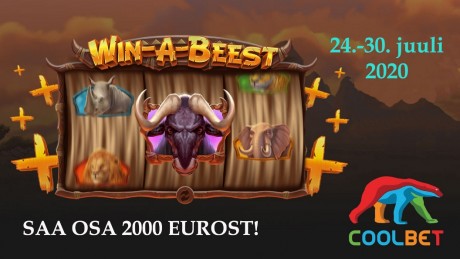 Coolbeti eripakkumine: taltsuta metsikud kiskjad ning saa osa 2000 eurost!