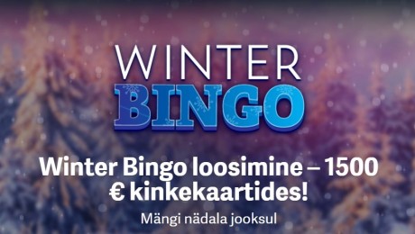 Winter Bingo loosimine Pafis : 30 õnnelikku võidavad 50 € kinkekaardi