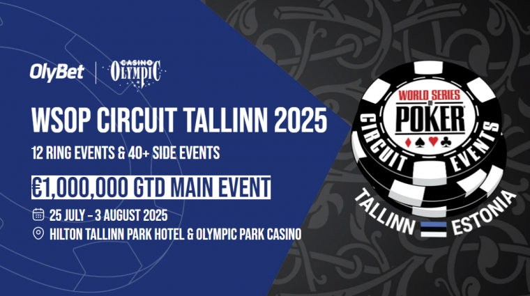 Kuidas võita pilet suvel Tallinnas toimuvale WSOP Circuitile?