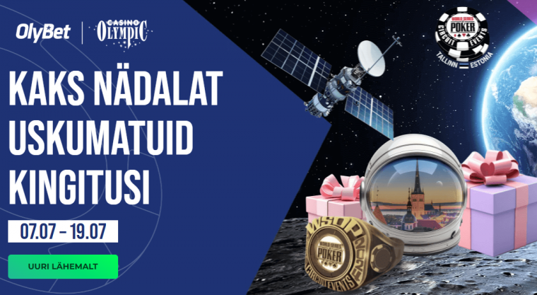 OlyBetis WSOPC Tallinn kvalifikatsioonidel üle 17 000€ lisaväärtus (added value)