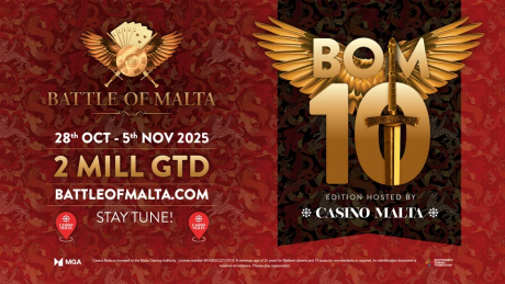 Battle of Malta €1.5M GTD põhiturniiril saab nüüd osaleda vaid 300 euro eest!