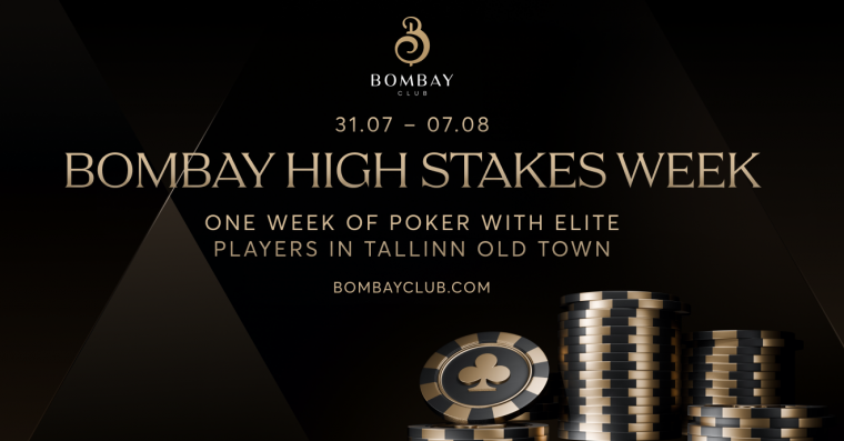 Chesterfieldis 1. augustil kvalifikatsioon Bombay High Stakes Week turniirile!