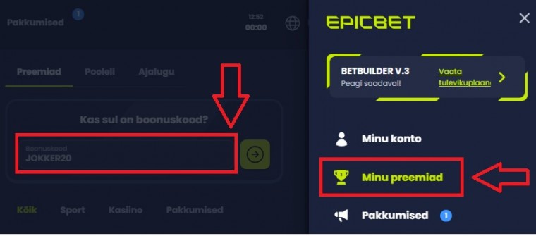 Epicbet boonuskoodi kasutamine.jpg
