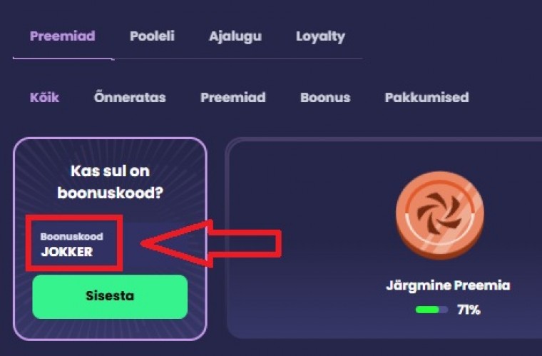 Jokker boonuskood Respin.jpg