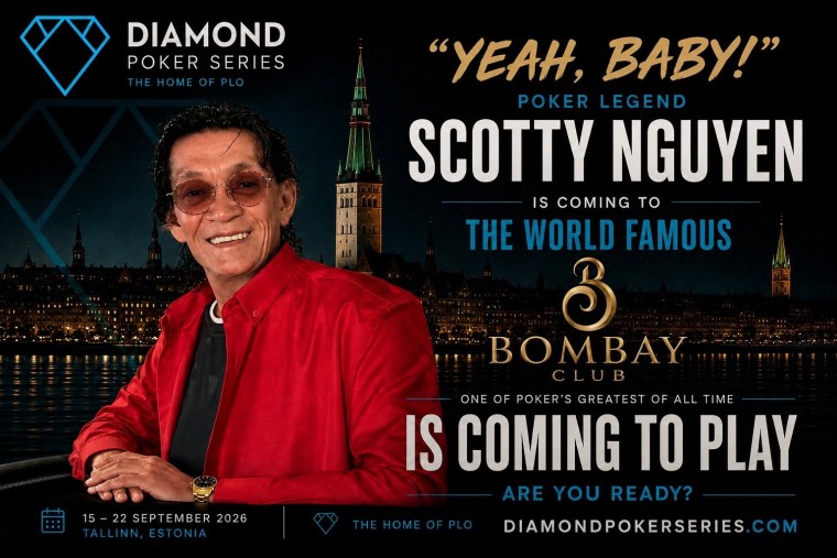 Pokkerilegend Scotty Nguyen osaleb Tallinnas Bombay Club kasiinos PLO festivalil