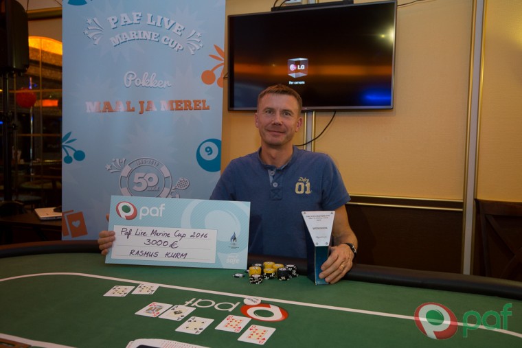 Paf korraldas esimese Peterburi pokkerikruiisi, põhiturniiri võitis Rasmus Kurm