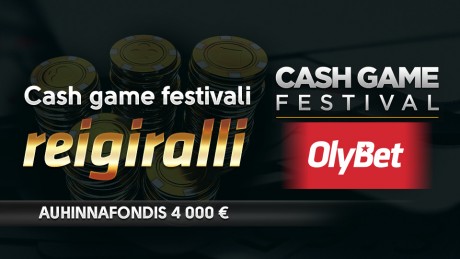 Cash Game Festival naaseb Tallinn! OlyBet pokkeritoas 28.10-13.11 €4K reigiralli