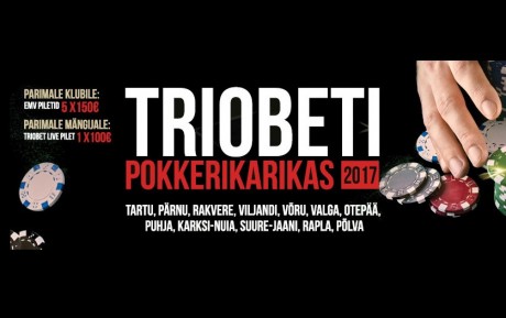 Pühapäeval algaval üle-eestilisel Triobeti Pokkerikarikal osaleb 12 klubi