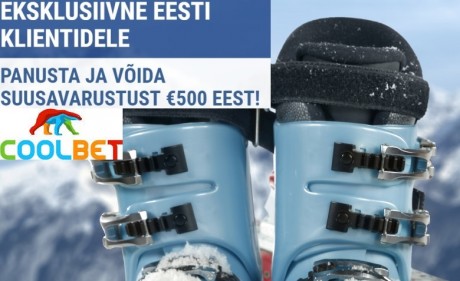 Coolbet annab eestlastele 500 euro väärtuses suusavarustust ja muid auhindu