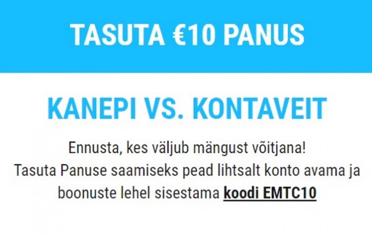 Coolbet annab uutele mängijatele 10-eurose panuse Kontaveit vs. Kanepi matšile