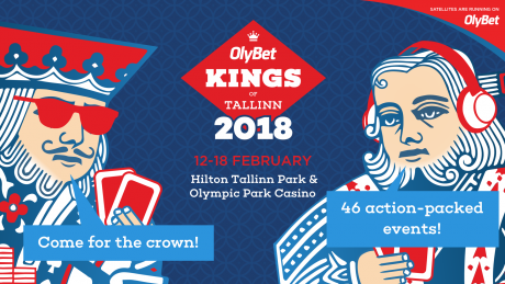 Regiooni suurim pokkerifestival OlyBet Kings of Tallinn toimub 12.-18.02.2018