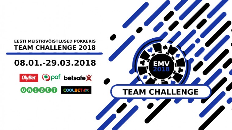 8. jaanuaril algab uus võistkondlik turniirisari EMV Team Challenge 2018
