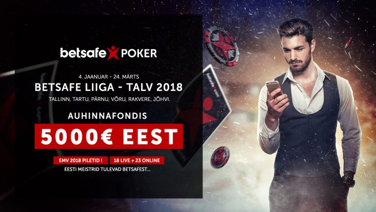 Betsafe talveliiga läheneb lõpule: jäänud veel 3 live- ja 3 online-turniiri!