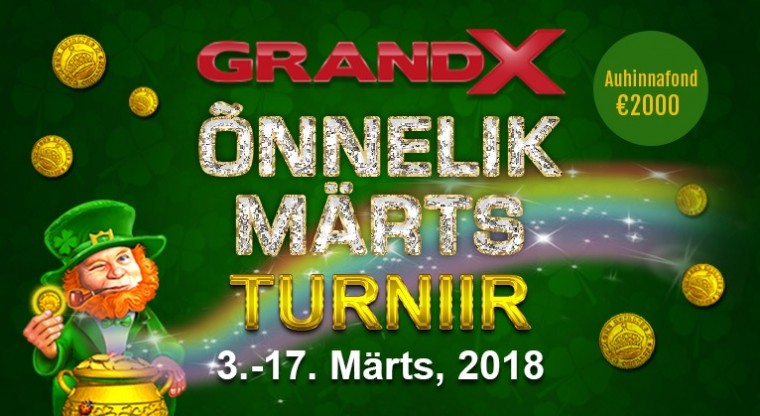 GrandX netikasiinos algas eksklusiivne 2000-eurose auhinnafondiga turniir 