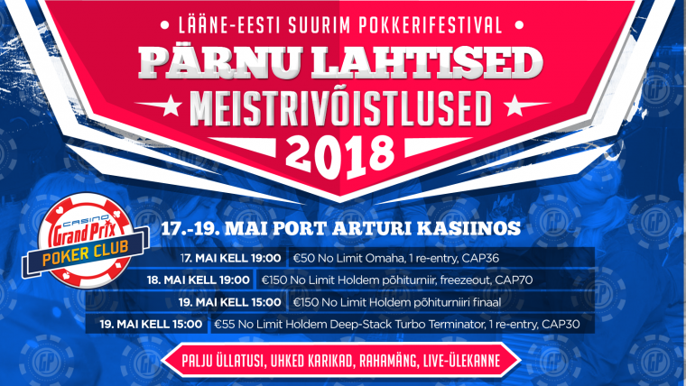Pärnu MV toimuvad 17.-19. mail, oodatakse üle 10 000 eurost auhinnafondi! 